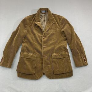 Polo Ralph Lauren Blazer Mens Large Corduroy Coat Brown Classic 42-44